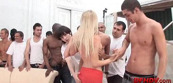  whore gangbanged by 50 dudes 031